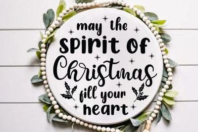 May The Spirit Of Christmas Fill Your Heart SVG Angelina750 