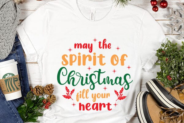 May The Spirit Of Christmas Fill Your Heart SVG Angelina750 
