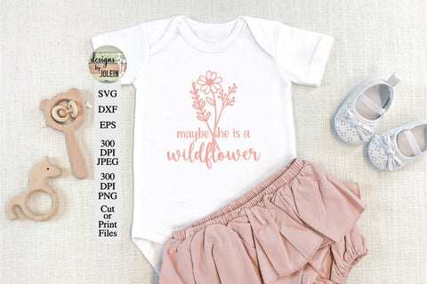 Maybe she is a wildflower SVG SVG Designs by Jolein 