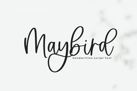 Maybird - Handwritten Script Font Font KA Designs 
