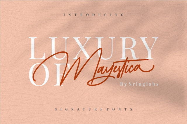 Mayestica - Luxury Signature Font Font StringLabs 