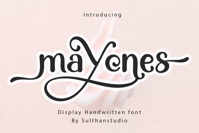 Mayones Font Sulthan studio 