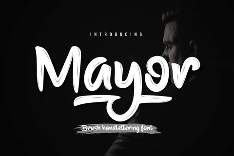 Mayor Font twinletter 