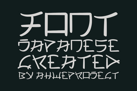 Mayuta Renshin - Japanese Font Style Font ahweproject 