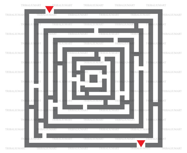 Maze or labyrinth SVG TribaliumArtSF 