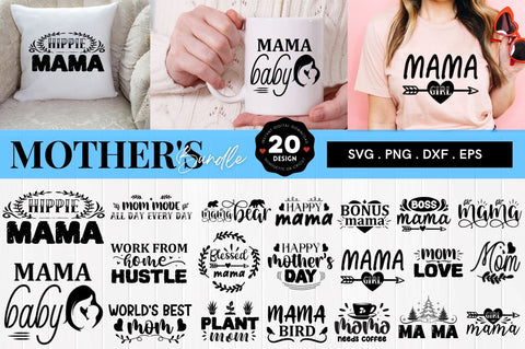 MBS-558 Mother's Day SVG Bundle SVG Designangry 