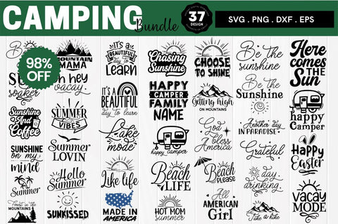 MBS-565 Camping SVG Bundle SVG Designangry 