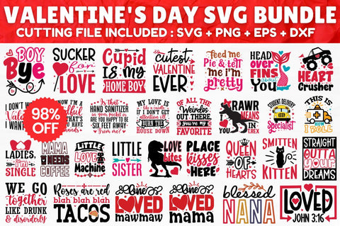 MBS-633 Valentine's Day SVG Bundle SVG Designangry 