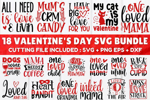 MBS-635 Valentine's Day SVG Bundle SVG Designangry 
