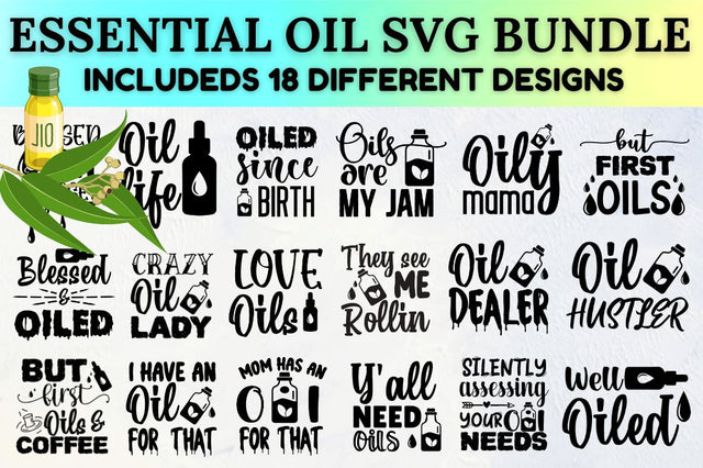 MBS-647 Essential Oil SVG Bundle SVG Designangry 