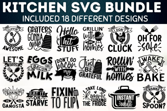 MBS-650 Kitchen SVG Bundle SVG Designangry 