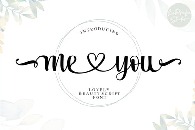 Me Love You Font Afandi Studio 