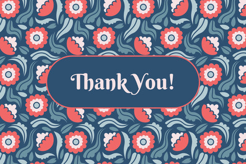 Meadow Flowers Seamless Patterns Digital Pattern Rin Green 