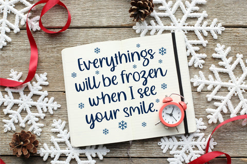 Mealky Winter Font Allouse.Studio 