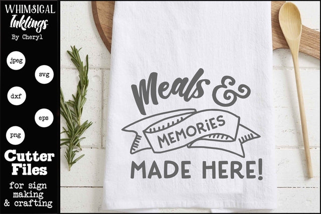 Meals And Memories SVG SVG Whimsical Inklings 