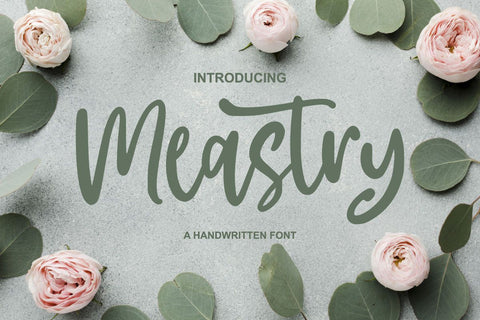 Meastry – A Handwritten Font Font Good Java 
