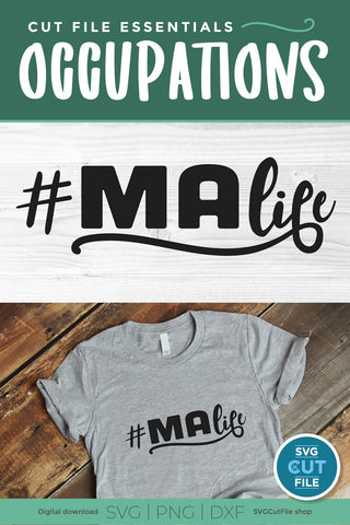 Medical Assistant Life svg for crafters SVG SVG Cut File 