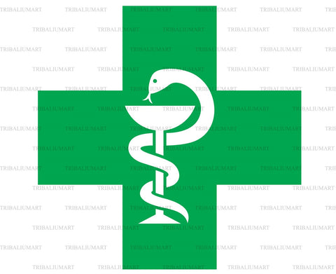 Medical cross SVG TribaliumArtSF 