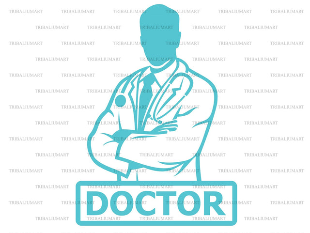 Medical doctor design SVG TribaliumArtSF 