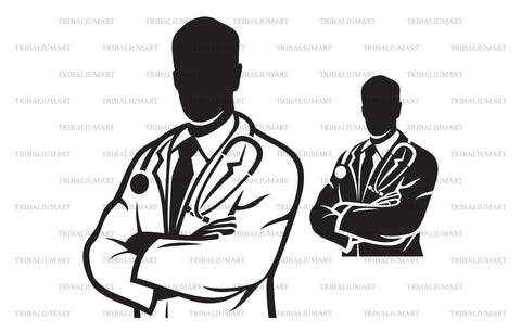 Medical doctor design SVG TribaliumArtSF 