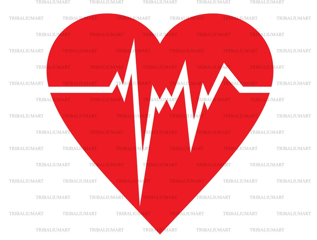 Medical heart beat SVG TribaliumArtSF 