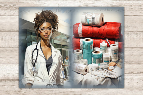 Medical Junk Journal Pages | Ephemera Art SVG GlamArtZhanna 