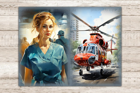 Medical Junk Journal Pages | Nurse Printables SVG GlamArtZhanna 