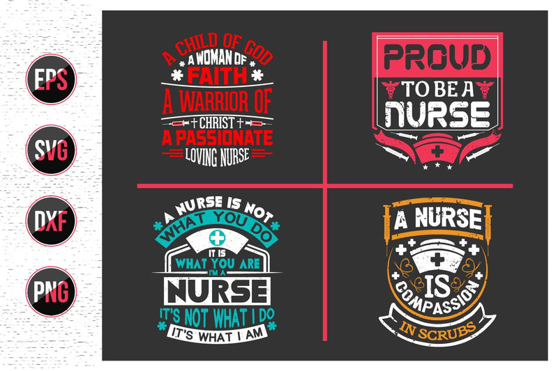 Medical Nurse svg design bundle. SVG uniquesvg99 