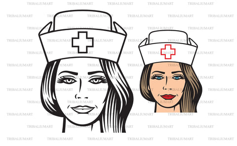 Medical Nurse SVG TribaliumArtSF 