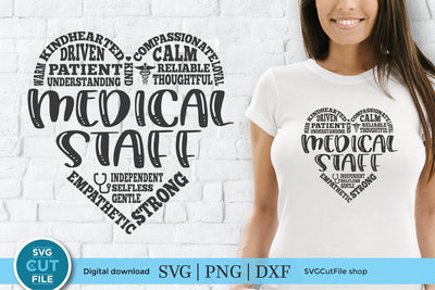 Medical Staff SVG for crafters SVG SVG Cut File 