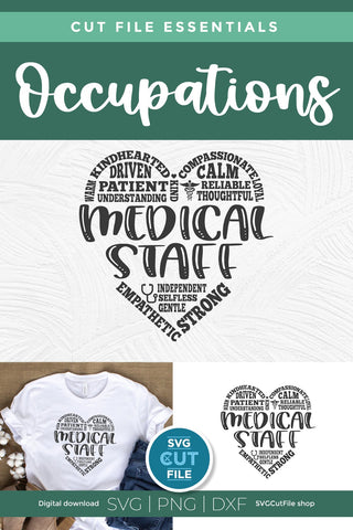 Medical Staff SVG for crafters SVG SVG Cut File 