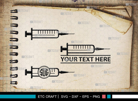 Medical Symbol Monogram, Medical Symbol Silhouette, Medical Symbol SVG, Stethoscope Svg, Nurse Hat Svg, Injection Svg, Medical Symbol Bundle, SB00150 SVG ETC Craft 