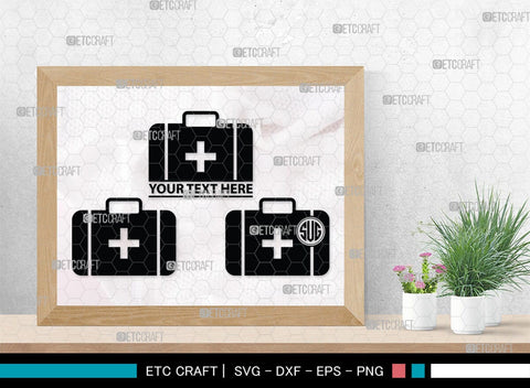 Medical Symbol Monogram, Medical Symbol Silhouette, Medical Symbol SVG, Stethoscope Svg, Nurse Hat Svg, Injection Svg, Medical Symbol Bundle, SB00150 SVG ETC Craft 