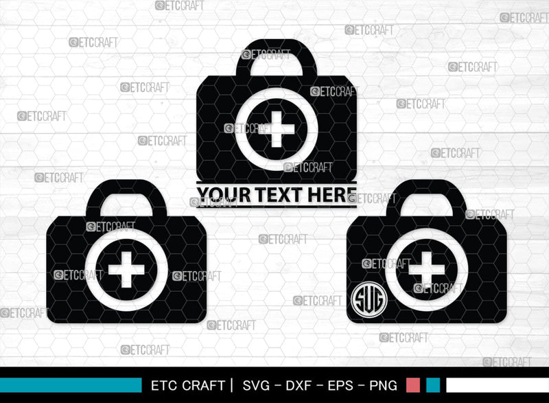 Medical Symbol Monogram, Medical Symbol Silhouette, Medical Symbol SVG ...