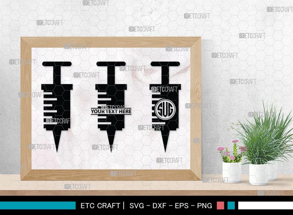 Monogram Injectable Pills Medical Symbol Monogram, Medical Symbol Silhouette, Medical Symbol SVG ...