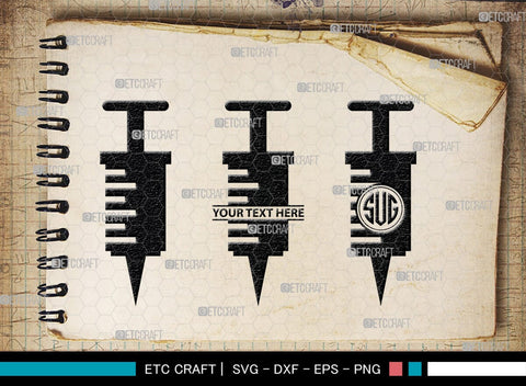 Medical Symbol Monogram, Medical Symbol Silhouette, Medical Symbol SVG, Stethoscope Svg, Nurse Hat Svg, Injection Svg, SB00151 SVG ETC Craft 