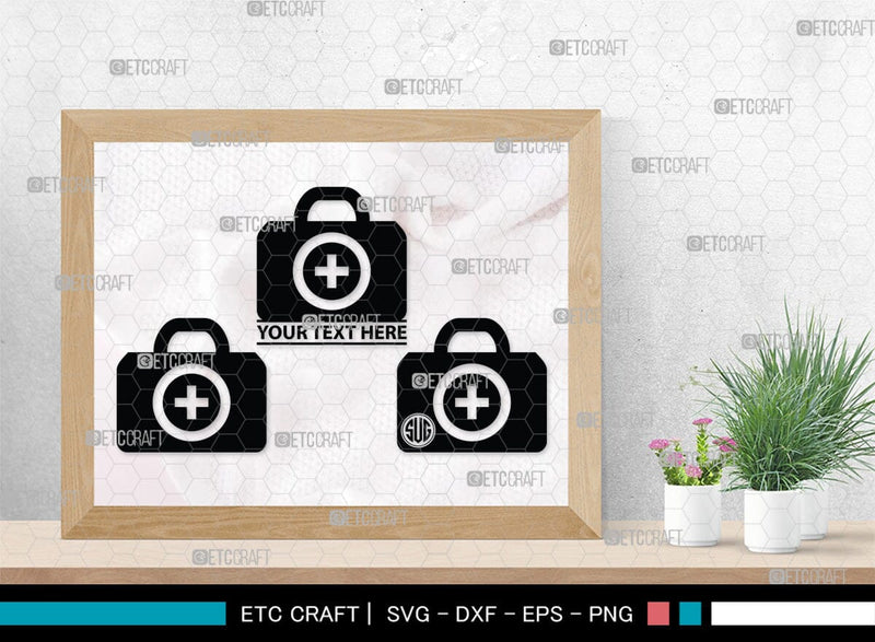 Medical Symbol Monogram, Medical Symbol Silhouette, Medical Symbol SVG ...