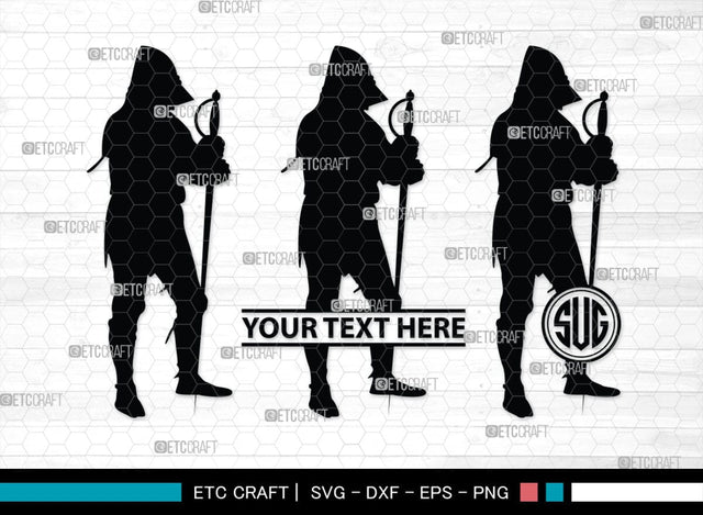 Medieval Knight Monogram, Medieval Knight Silhouette, Medieval Knight SVG, Medieval Svg, Knight Svg, SB00384 SVG ETC Craft 