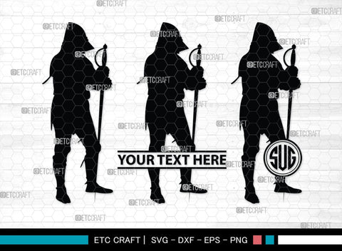 Medieval Knight Monogram, Medieval Knight Silhouette, Medieval Knight SVG, Medieval Svg, Knight Svg, SB00384 SVG ETC Craft 