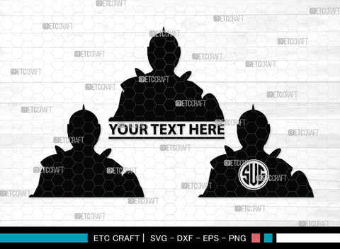 Medieval Knight Monogram, Medieval Knight Silhouette, Medieval Knight SVG, Medieval Svg, Knight Svg, SB00384 SVG ETC Craft 