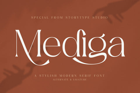 Mediga Typeface Font Storytype Studio 
