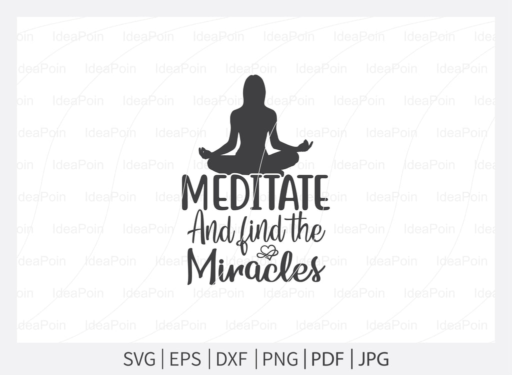 Meditation Svg Bundle, Yoga svg bundle, Love to Meditate, Spiritual SVG