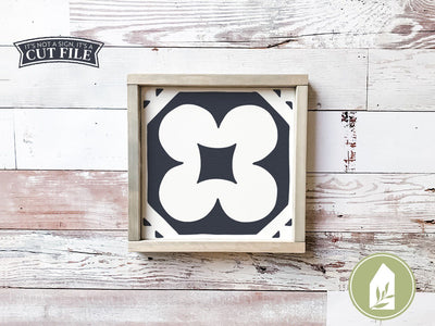 Mediterranean Tile SVG | Floor Tile SVG | Modern Farmhouse Design SVG LilleJuniper 