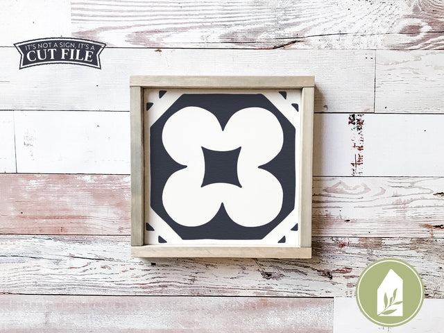 Mediterranean Tile SVG | Floor Tile SVG | Modern Farmhouse Design SVG LilleJuniper 