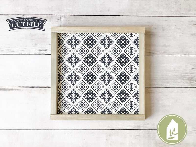 Tilde Pattern Svg Mediterranean Tile SVG | Tile Pattern SVG | Farmhouse Sign Design - So ...