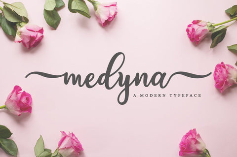 medyna script Font Anastasia 