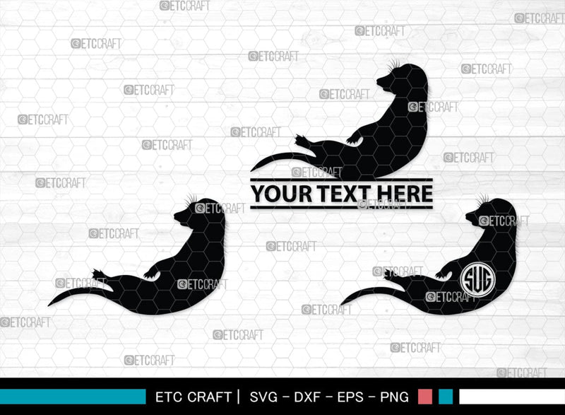 Meerkat Monogram, Meerkat Silhouette, Meerkat SVG, Surikats Svg, Animals Svg, Meerkats Family Svg, Safari Animals Svg, SB00293 SVG ETC Craft 