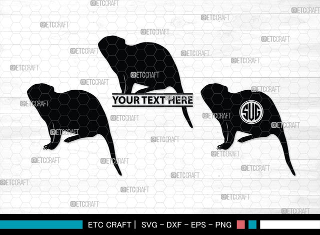 Meerkat Monogram, Meerkat Silhouette, Meerkat SVG, Surikats Svg, Animals Svg, Meerkats Family Svg, Safari Animals Svg, SB00293 SVG ETC Craft 
