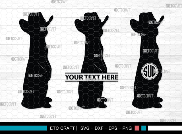 Meerkat Monogram, Meerkat Silhouette, Meerkat SVG, Surikats Svg, Animals Svg, Meerkats Family Svg, Safari Animals Svg, SB00293 SVG ETC Craft 