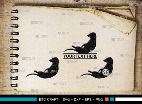 Meerkat Monogram, Meerkat Silhouette, Meerkat SVG, Surikats Svg, Animals Svg, Meerkats Family Svg, Safari Animals Svg, SB00293 SVG ETC Craft 